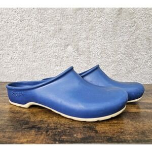 Sloggers Women's Garden Clog Blue Size 8 Slip On Made in USA Plants Gardening